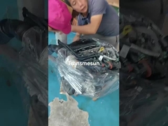 Montagem do motor do automóvel