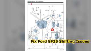 O reparo do corpo da válvula de transmissão Ford 8F35 corrige o deslocamento severo