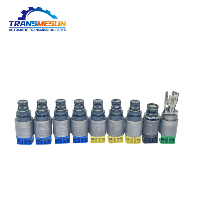 Transmissão automática Transmesun vem em conjuntos de 9 Kit de Reparação de válvulas solenoide 8HP-50 Para BMW Série 3 F30 OE 0501221287