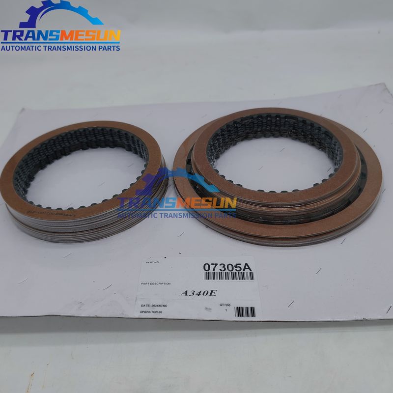 Para Toyota A340E A343E A343F Kit de reconstrução da transmissão principal Inclui Kit de reparação menor Kit de placa de aço de placa de atrito